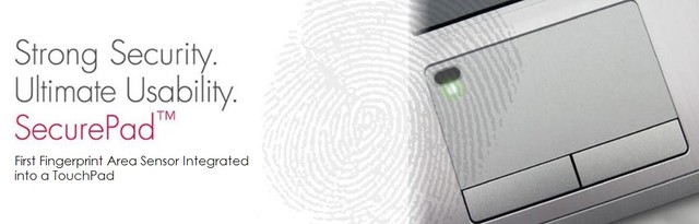 Công nghệ bảo mật vân tay sẽ được tích hợp vào touchpad