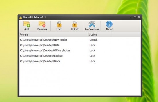 4 công cụ miễn phí giúp ẩn tập tin trong Windows - SecretFolder