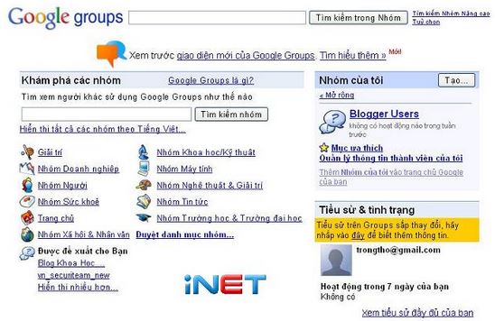 Hướng dẫn cách tạo Google Group - Chống Spam mail tốt
